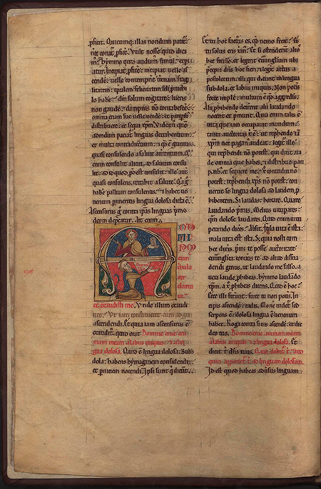 Monasterio de Santa María la Real de las Huelgas (Burgos), Patrimonio Nacional, Ms. 13, f. 2v.